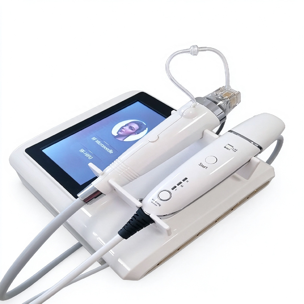 Gold RF -HIFU microneedle 2 in 1 machine